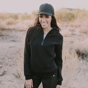 Senita Quilted Lux Jacket, Black, XS